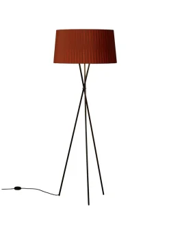 Santa & Cole Tripode Gulvlampe fra Santa and Cole, terracotta (G5)> Gulvlamper|Spots