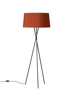 Santa & Cole Tripode Gulvlampe fra Santa and Cole, terracotta (G5)> Gulvlamper|Spots