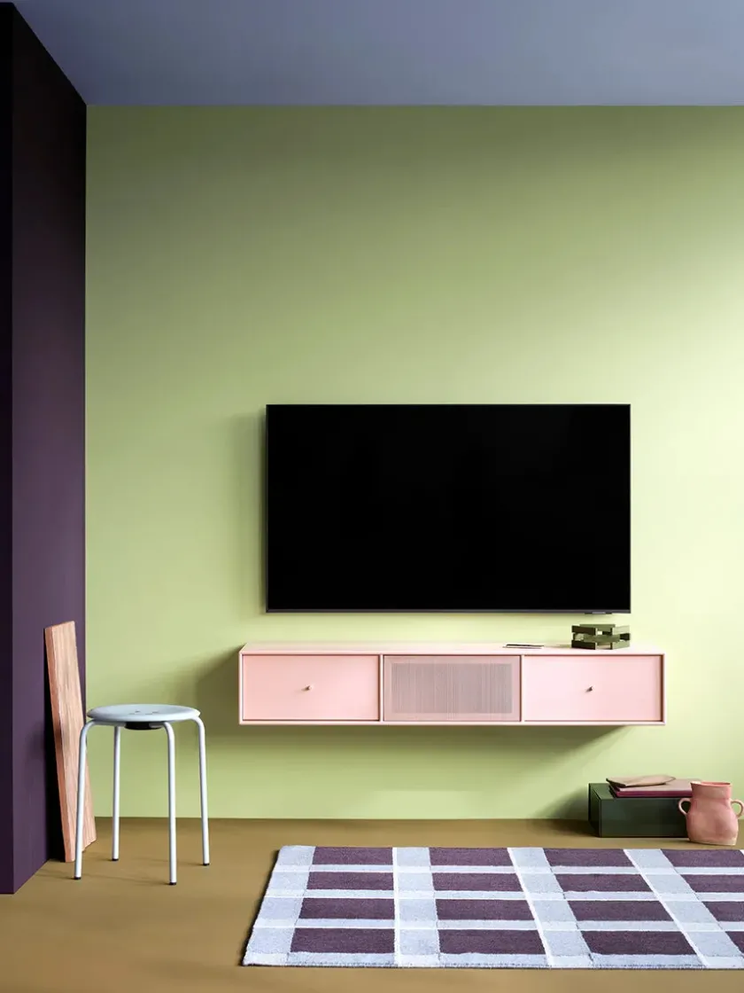 Montana TV & Sound Modul, Octave V, inkl. ben messing fra> Tv-Borde
