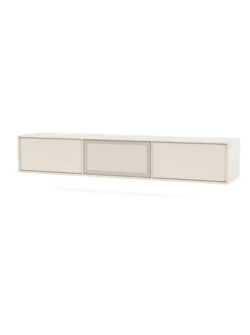 Montana TV & Sound Modul, Octave V, inkl. ben black fra> Tv-Borde