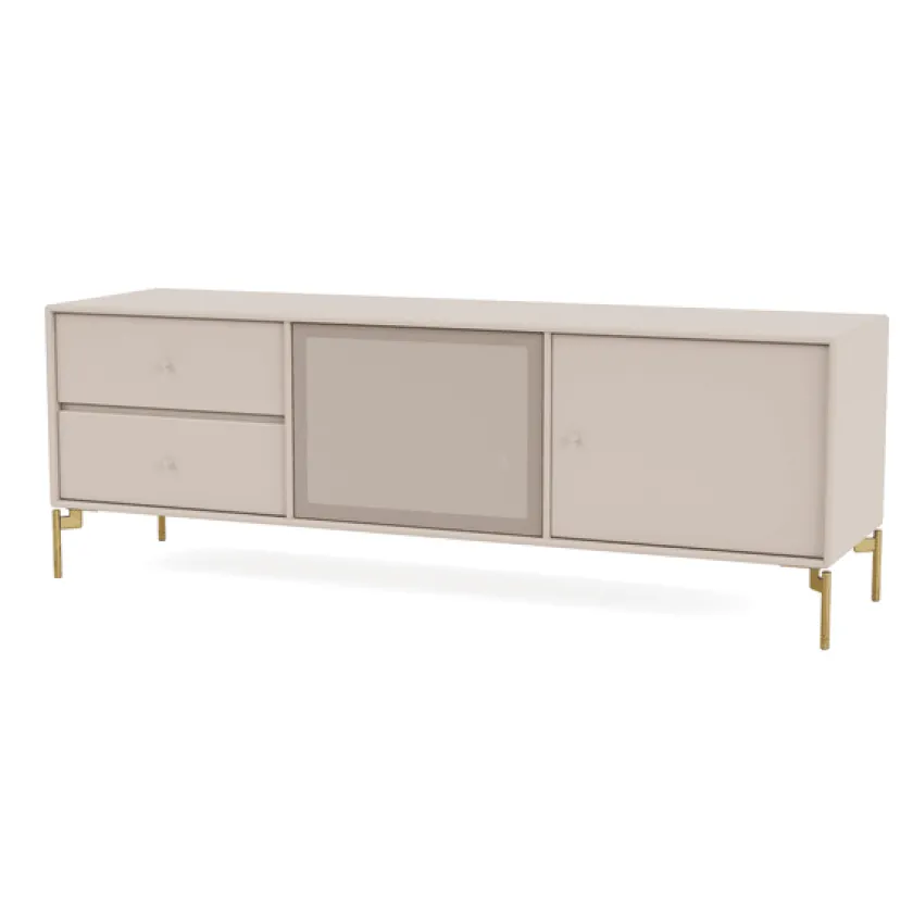 Montana TV & Sound Modul, Octave VI, inkl. ben messing fra> Tv-Borde