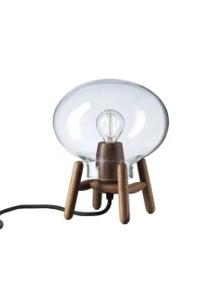 FDB Møbler U6 Mini Hiti Bordlampe, opalt glas/eg fra><noscript><img width=