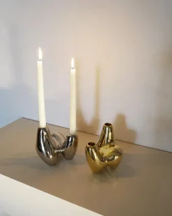 Hein Studio Unity Candleholder, gold fra><noscript><img width=