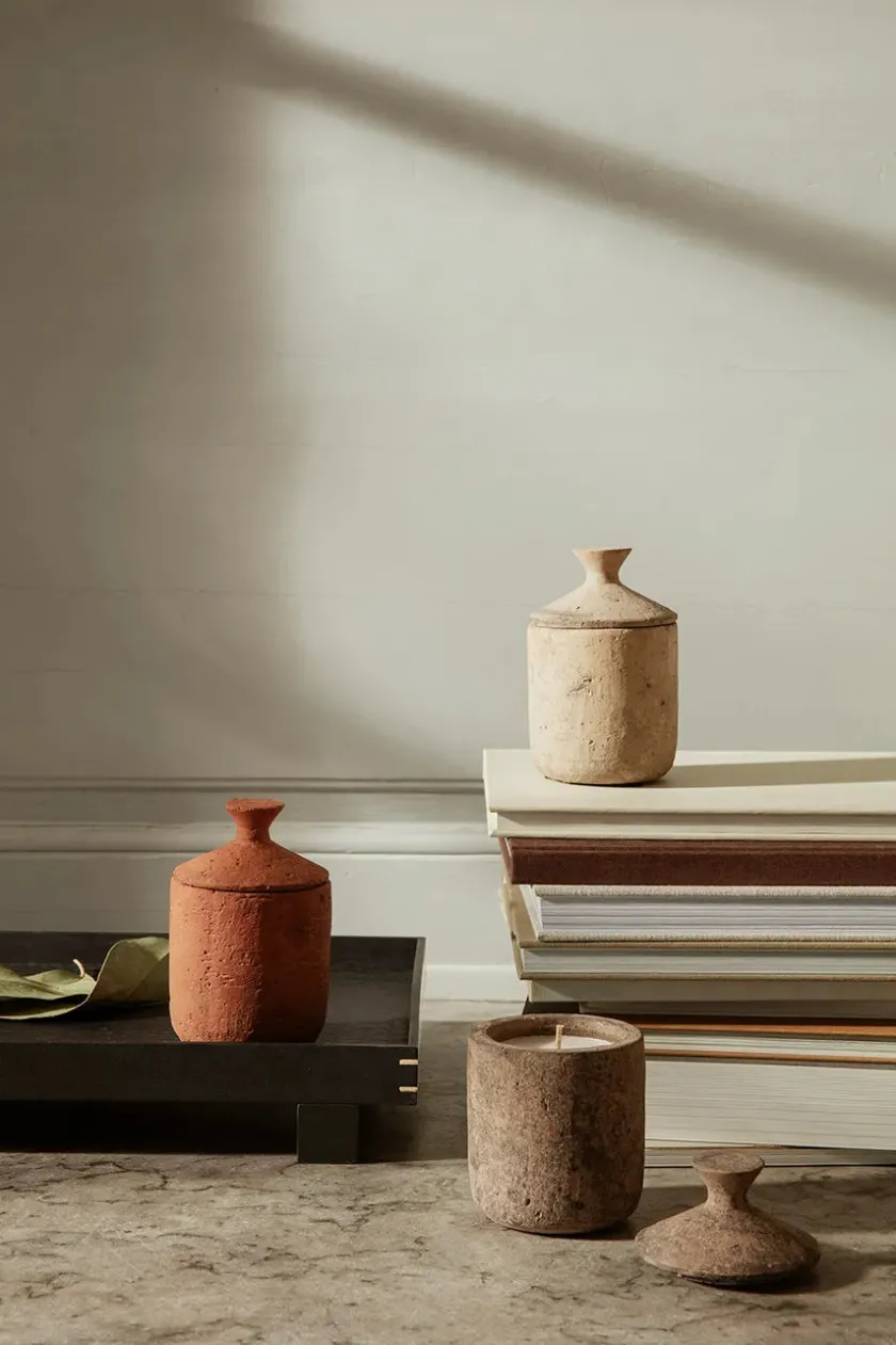 Ferm Living Ura duftlys, Pale Sienna fra> Håndsæber Og Håndcremer|Stearinlys