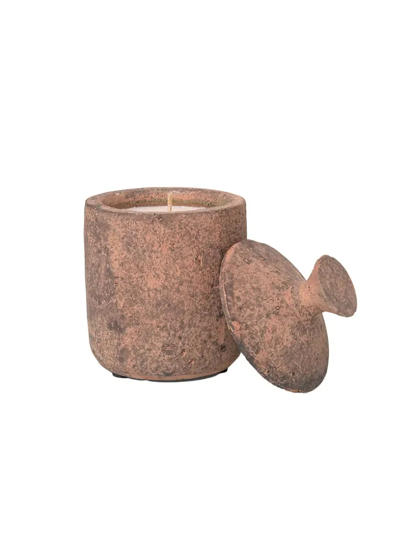 Ferm Living Ura duftlys, Red Sienna fra> Håndsæber Og Håndcremer|Stearinlys