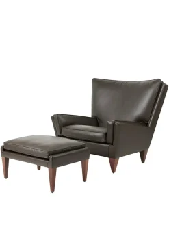 GUBI V11 Ottoman, smooth leather coffee fra><noscript><img width=