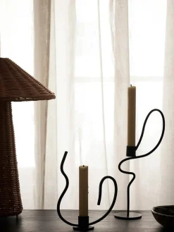 Ferm Living Valse Candleholder, high fra><noscript><img width=