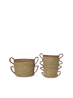 Ferm Living Verso Baskets, sæt á 2 stk. fra><noscript><img width=
