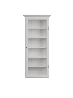 Lindebjerg Design Væghængt Vitrineskab Classic V4, hvid fra><noscript><img width=