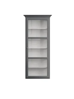 Lindebjerg Design Væghængt Vitrineskab Classic V4, antracit fra><noscript><img width=