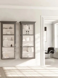 Lindebjerg Design Væghængt Vitrineskab Classic V4, antracit fra><noscript><img width=