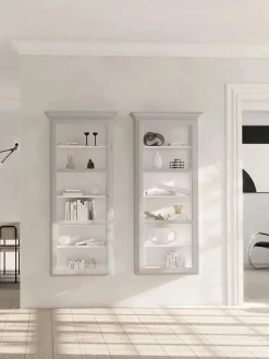 Lindebjerg Design Væghængt Vitrineskab Classic V4, antracit fra><noscript><img width=