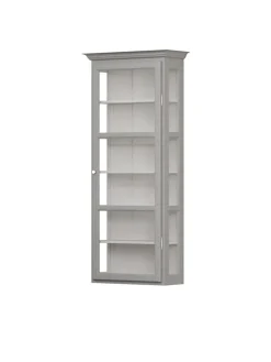Lindebjerg Design Væghængt Vitrineskab Classic V4, lys grå fra><noscript><img width=