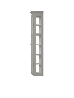 Lindebjerg Design Væghængt Vitrineskab Classic V4, lys grå fra><noscript><img width=