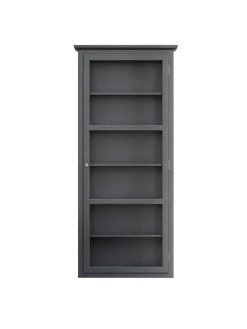 Lindebjerg Design Væghængt Vitrineskab N4, antracit fra><noscript><img width=
