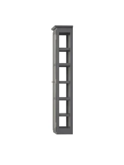 Lindebjerg Design Væghængt Vitrineskab N4, dark oak fra><noscript><img width=