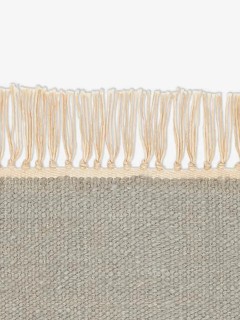 Kvadrat Vintage Naturally Coloured Fringes Tæppe, 180 x 240 cm fra> Gulvtæpper