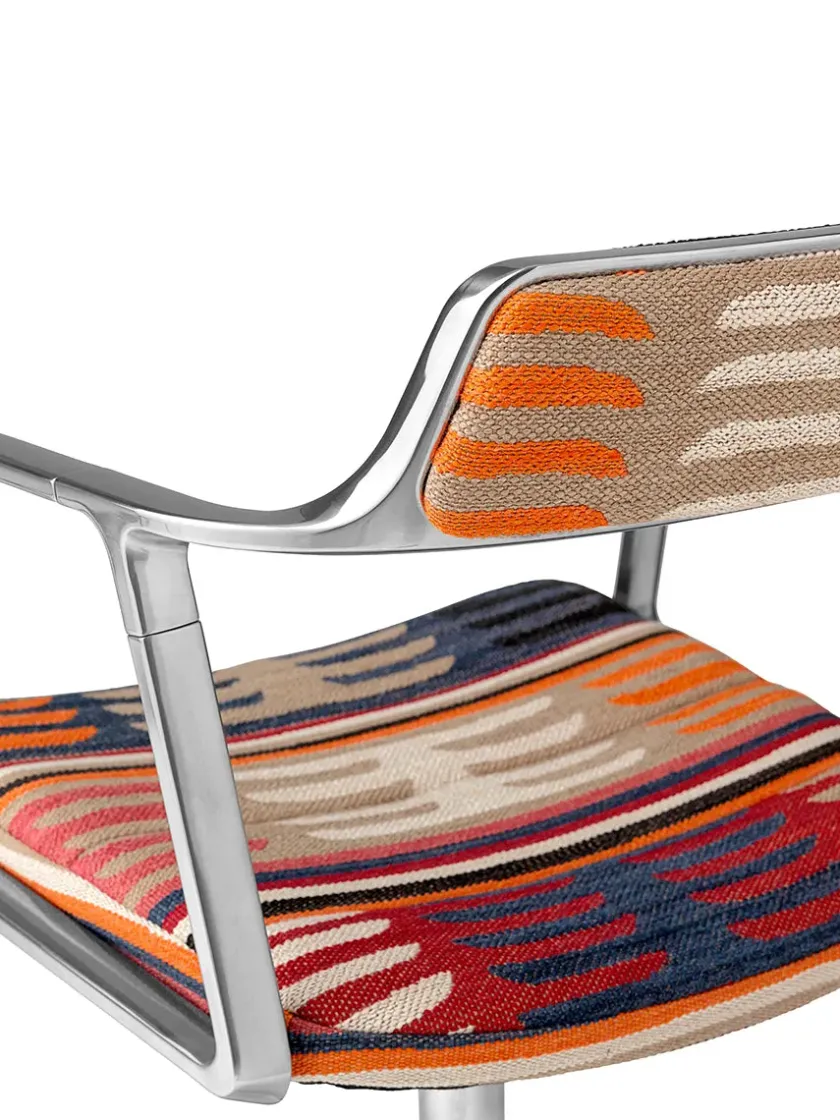 Vipp 452 Swivel Chair, bosco grøn læder fra> Spisebordsstole
