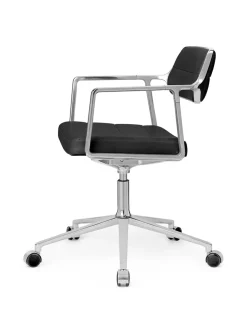 Vipp 453 Swivel+ Chair m/hjul, bosco grøn læder fra><noscript><img width=