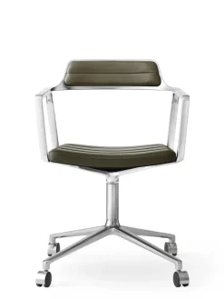 Vipp 452 Swivel Chair m/hjul, camel læder fra><noscript><img width=