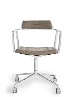 Vipp 452 Swivel Chair m/hjul, camel læder fra><noscript><img width=