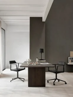 Vipp 452 Swivel Chair m/hjul, camel læder fra><noscript><img width=