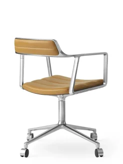 Vipp 452 Swivel Chair m/hjul, camel læder fra><noscript><img width=