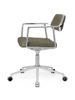 Vipp 453 Swivel+ Chair m/hjul, camel læder fra><noscript><img width=