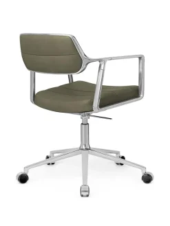 Vipp 453 Swivel+ Chair m/hjul, camel læder fra><noscript><img width=