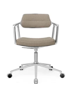 Vipp 453 Swivel+ Chair m/hjul, camel læder fra><noscript><img width=