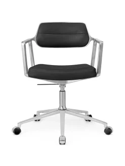 Vipp 453 Swivel+ Chair m/hjul, camel læder fra><noscript><img width=