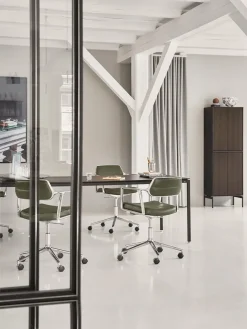 Vipp 453 Swivel+ Chair m/hjul, camel læder fra><noscript><img width=
