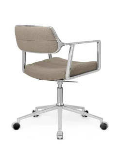 Vipp 453 Swivel+ Chair m/hjul, sort læder fra><noscript><img width=