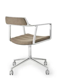 Vipp 452 Swivel Chair m/hjul, sort læder fra><noscript><img width=