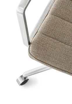 Vipp 452 Swivel Chair m/hjul, sort læder fra><noscript><img width=
