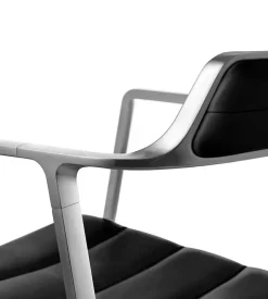 Vipp 452 Swivel Chair m/hjul, sort læder fra><noscript><img width=