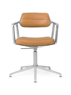 Vipp 453 Swivel+ Chair, sort læder fra><noscript><img width=