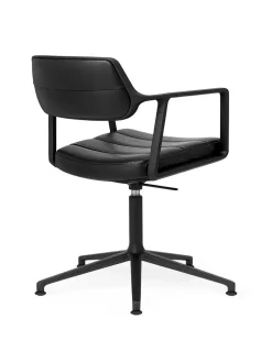Vipp 453 Swivel+ Chair, sort læder fra><noscript><img width=