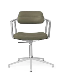 Vipp 453 Swivel+ Chair, sort læder fra><noscript><img width=