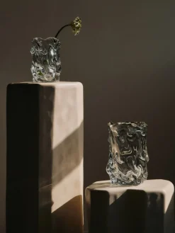 Ferm Living Virelle Vase Clear, H18 fra> Gaver Til Hende|Vaser
