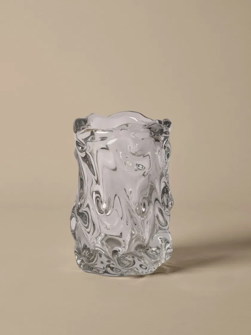Ferm Living Virelle Vase Clear H24 fra> Gaver Til Hende|Vaser