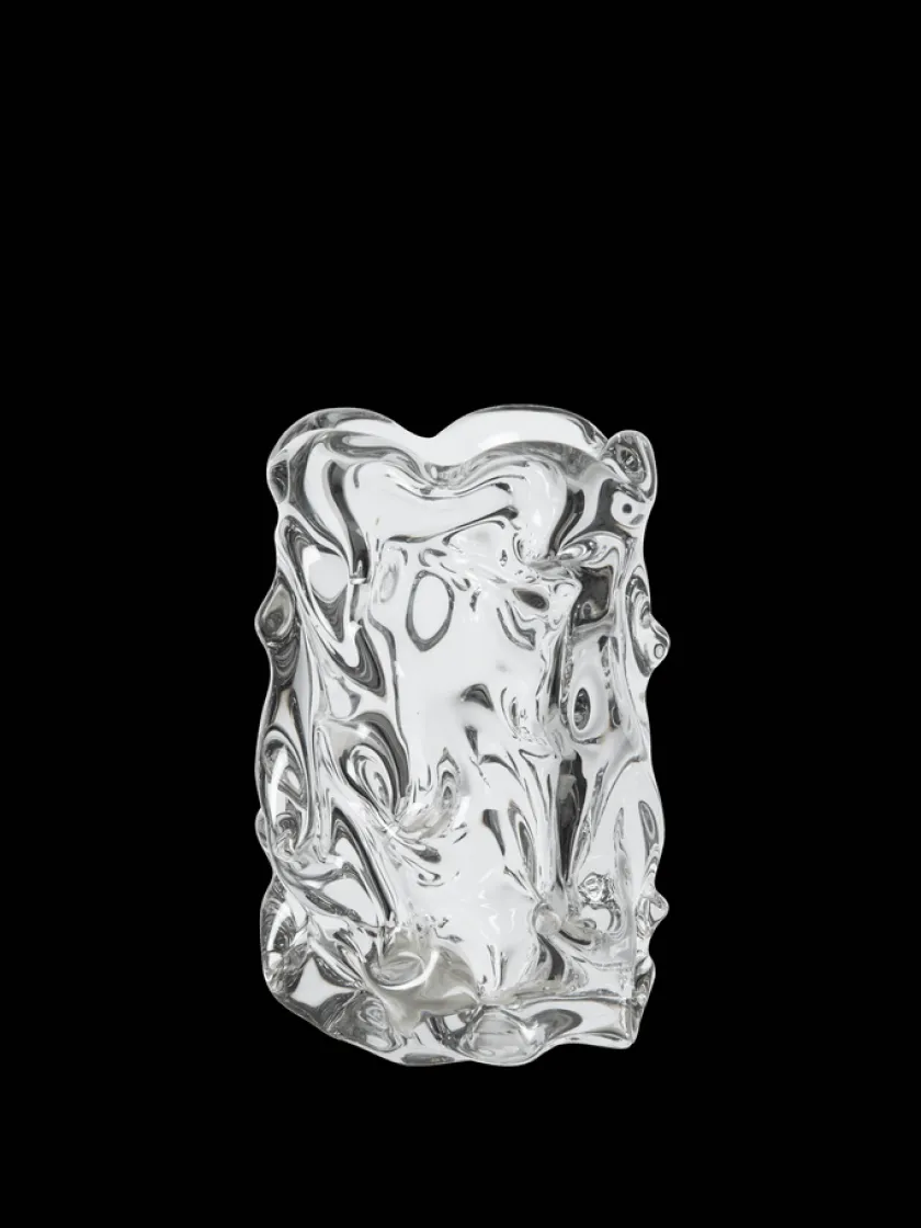 Ferm Living Virelle Vase Clear H24 fra> Gaver Til Hende|Vaser