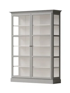 Lindebjerg Design Vitrineskab Classic V2, hvid fra><noscript><img width=