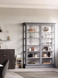 Lindebjerg Design Vitrineskab Classic V2, hvid fra><noscript><img width=