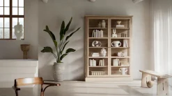Lindebjerg Design Vitrineskab N2, dark oak fra><noscript><img width=