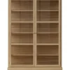 Lindebjerg Design Vitrineskab N2, light oak fra> Vitrineskabe