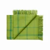 Silkeborg Uldspinderi Warp & Weft Plaid, lime/grass fra> Puder Og Plaider