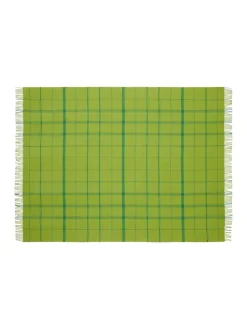 Silkeborg Uldspinderi Warp & Weft Plaid, lime/grass fra><noscript><img width=