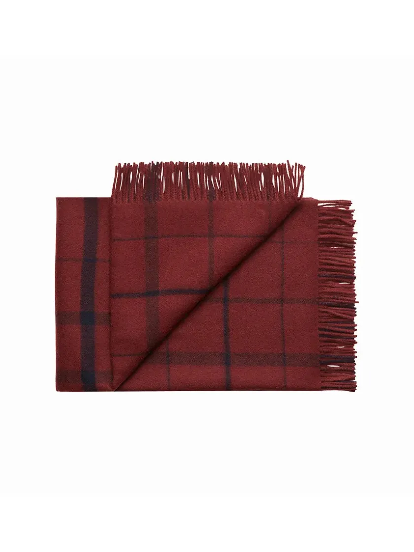 Silkeborg Uldspinderi Warp & Weft Plaid, lime/grass fra> Puder Og Plaider