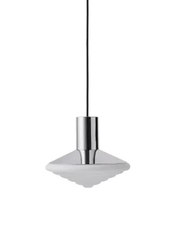 LEO Objects Whipped Pendant Lamp, all chrome fra> Spots|Pendler